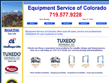 Tablet Screenshot of garageliftingequipment.com